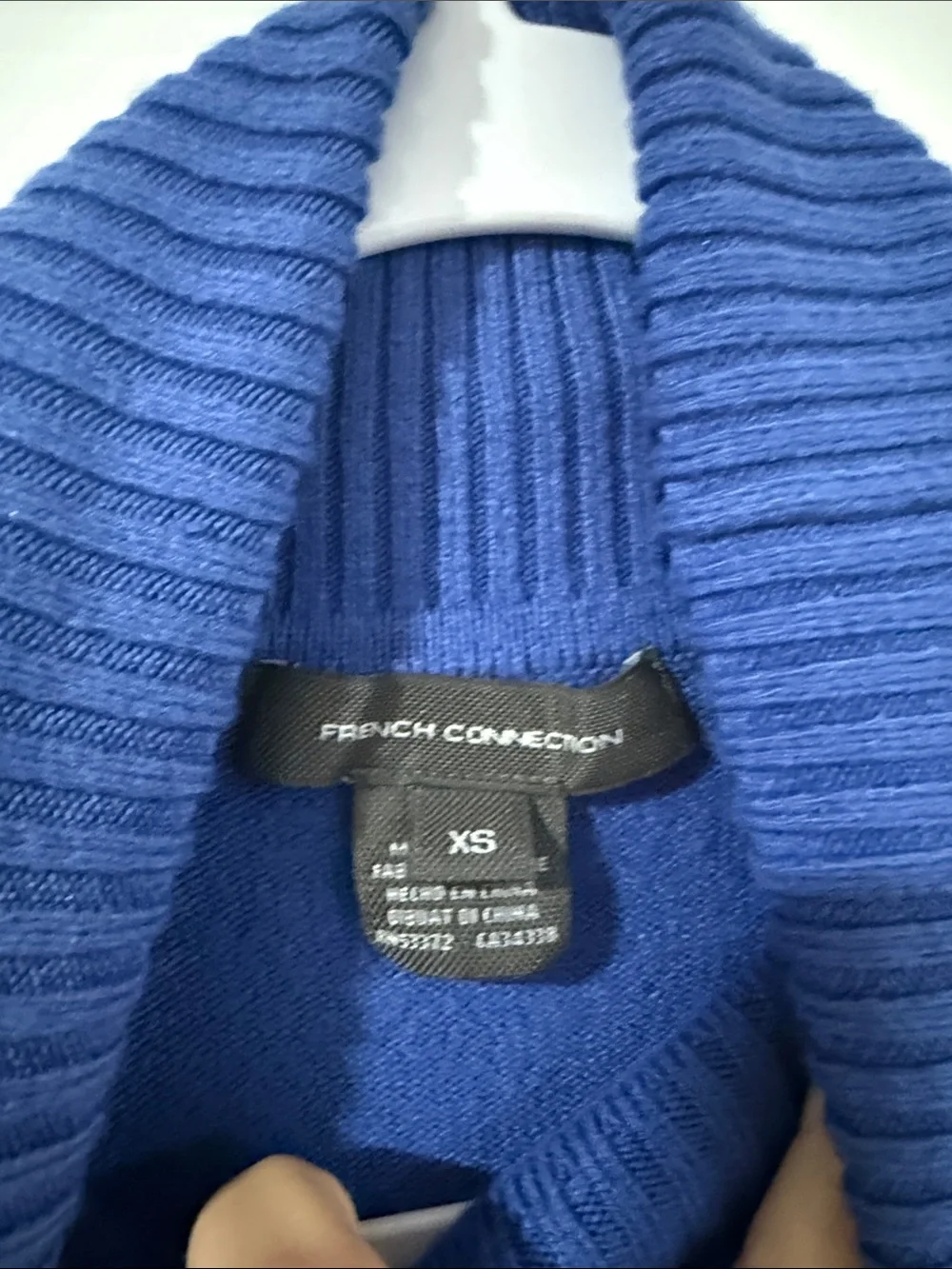 French Connection Royal Blue women’s Turtleneck Sweater